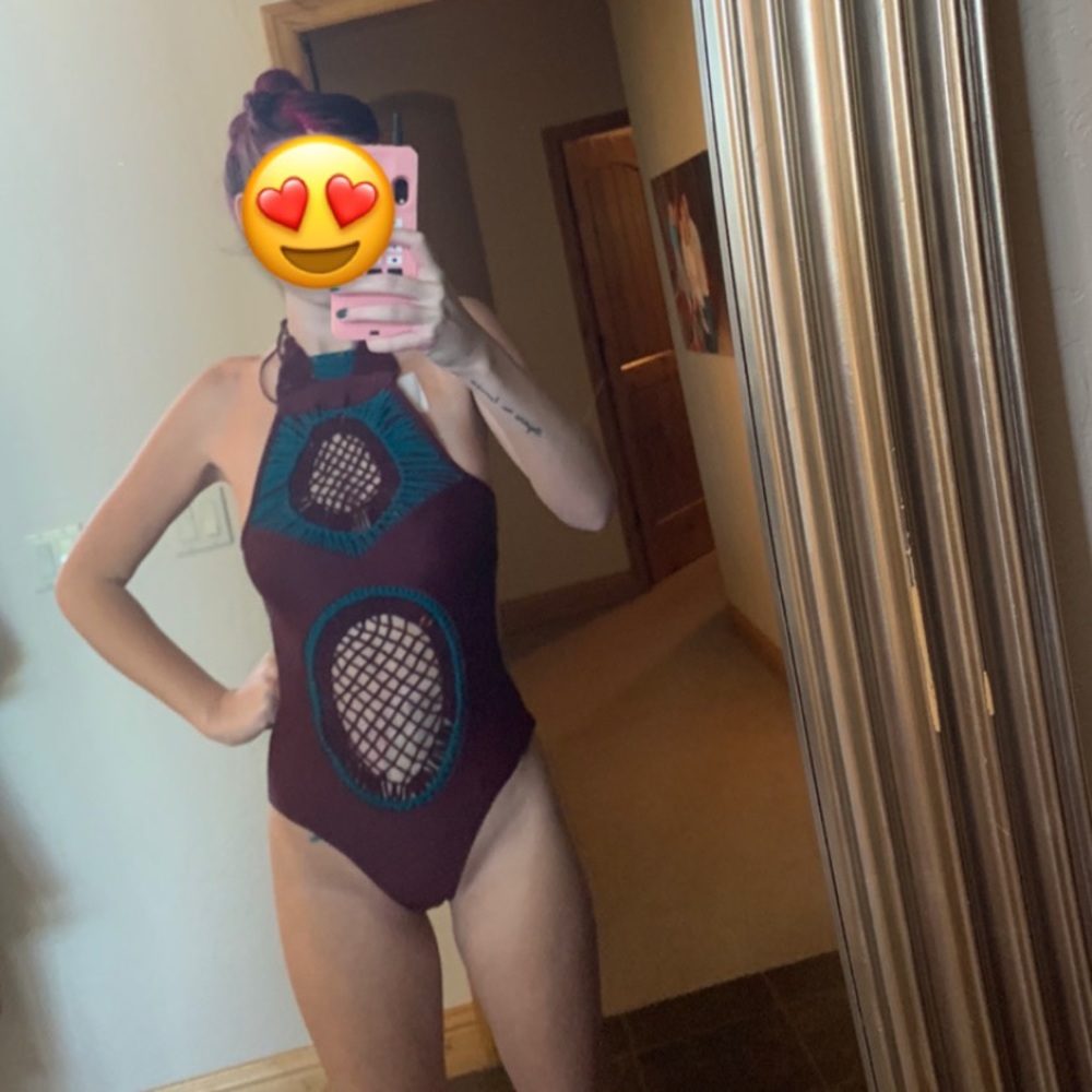 Beach Riot Macrame One Piece - Picture 2 of 4